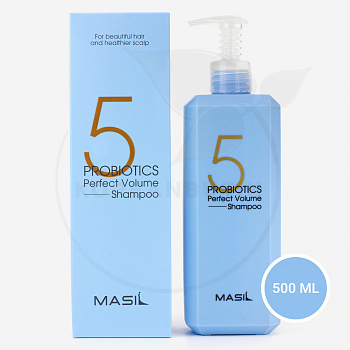 MASIL Шампунь для объема волос с пробиотиками 5PROBIOTICS PERFECT VOLUME SHAMPOO, 500 мл - фото и картинки