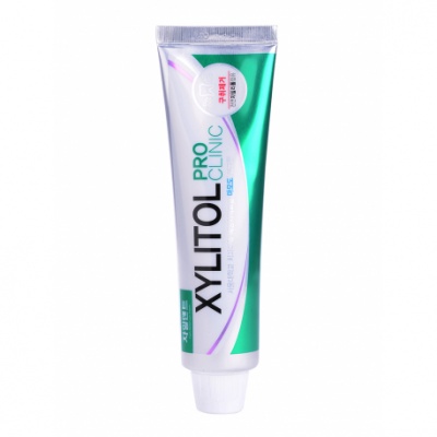 MUKUNGHWA Зубная паста Xylitol Pro Clinic 130g (herb fragrant) green color
