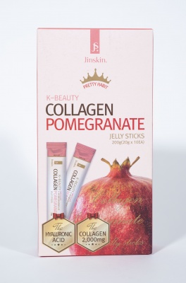 K-Beauty Коллагеновое желе в стиках с Гранатом Collagen Pomegranate Jelly Stick, 20г*10шт